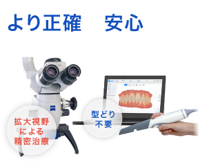 より正確で安心できる歯科医療「充実の先進設備」
